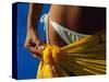 Mexican Woman with Swimwear-Mitch Diamond-Stretched Canvas