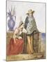 Mexican Women, Watercolour by Mathilde De La Borde, 1835-null-Mounted Giclee Print