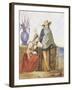 Mexican Women, Watercolour by Mathilde De La Borde, 1835-null-Framed Giclee Print