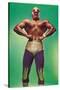 Mexican Wrestler Body Builder-null-Stretched Canvas