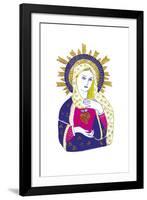 Mexicana - Sacred Heart-null-Framed Giclee Print