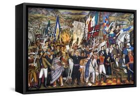 Mexico: 1810 Revolution-Juan O'Gorman-Framed Stretched Canvas