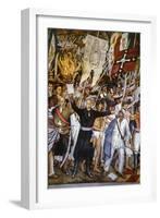 Mexico: 1810 Revolution-Juan O'Gorman-Framed Giclee Print