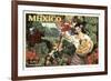 Mexico and Bananas-null-Framed Giclee Print