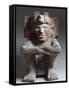 Mexico, Aztec Civilization, Statue of God of Fire-null-Framed Stretched Canvas