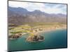 Mexico, Baja California Sur. Aerial view of Loreto Bay, Nopolo Rock, Sierra de la Giganta.-Trish Drury-Mounted Photographic Print