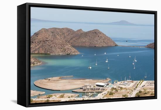 Mexico, Baja California Sur, Loreto Bay. Views from Hart Trail to Puerto Escondido.-Trish Drury-Framed Stretched Canvas