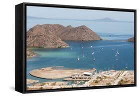 Mexico, Baja California Sur, Loreto Bay. Views from Hart Trail to Puerto Escondido.-Trish Drury-Framed Stretched Canvas