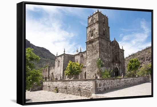 Mexico, Baja California Sur. Mission San Javier, Roman Catholic Jesuit-Trish Drury-Framed Stretched Canvas