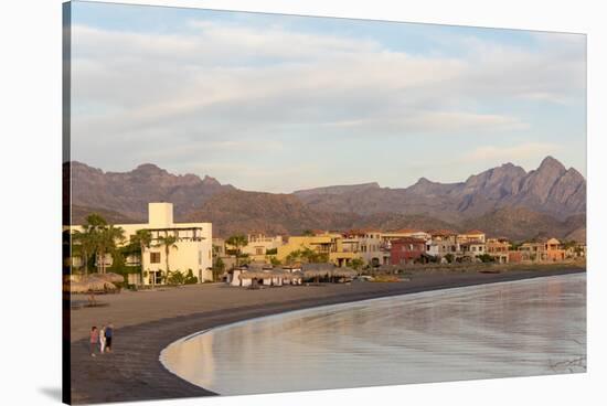 Mexico, Baja California Sur, Sea of Cortez, Beach walkers.-Trish Drury-Stretched Canvas