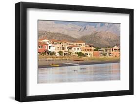 Mexico, Baja California Sur, Sea of Cortez. Early morning activity on beach-Trish Drury-Framed Photographic Print