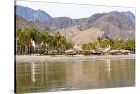 Mexico, Baja California Sur, Sea of Cortez, Loreto Bay. Beach view.-Trish Drury-Stretched Canvas