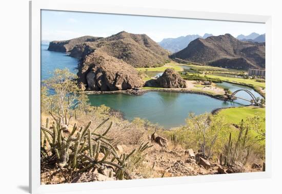 Mexico, Baja California Sur, Sea of Cortez, Overlooking Loreto Bay.-Trish Drury-Framed Photographic Print