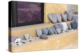 Mexico, Baja California Sur, Sea of Cortez. Whimsical heart rock collection-Trish Drury-Stretched Canvas