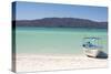 Mexico, Baja California Sur, Sea of Cortez. White sand beach and calm waters.-Trish Drury-Stretched Canvas