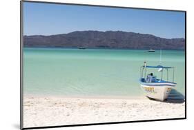 Mexico, Baja California Sur, Sea of Cortez. White sand beach and calm waters.-Trish Drury-Mounted Photographic Print