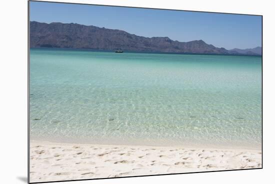 Mexico, Baja California Sur, Sea of Cortez. White sand beach os Isla Coronado-Trish Drury-Mounted Photographic Print