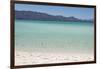 Mexico, Baja California Sur, Sea of Cortez. White sand beach os Isla Coronado-Trish Drury-Framed Photographic Print