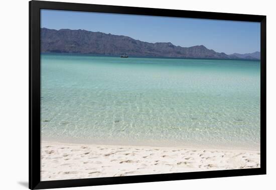 Mexico, Baja California Sur, Sea of Cortez. White sand beach os Isla Coronado-Trish Drury-Framed Photographic Print