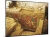 Mexico, Cacaxtla Archaeological Site, Maya Mural Painting Depicting Agricultural Scene-null-Mounted Giclee Print