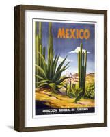 Mexico Cactus-null-Framed Giclee Print