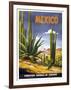 Mexico Cactus-null-Framed Giclee Print