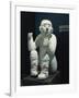 Mexico, Chichen Itza, Standard-Bearing Statue Used as Support for Altar-null-Framed Giclee Print