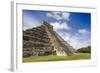 Mexico, Chichen Itza. the East Side of the Main Pyramid-David Slater-Framed Photographic Print