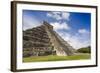 Mexico, Chichen Itza. the East Side of the Main Pyramid-David Slater-Framed Photographic Print