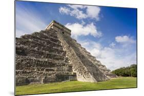 Mexico, Chichen Itza. the East Side of the Main Pyramid-David Slater-Mounted Photographic Print