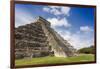 Mexico, Chichen Itza. the East Side of the Main Pyramid-David Slater-Framed Photographic Print