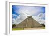 Mexico, Chichen Itza. the North Side and Main Stairway of the Main Pyramid-David Slater-Framed Photographic Print