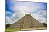 Mexico, Chichen Itza. the North Side and Main Stairway of the Main Pyramid-David Slater-Mounted Photographic Print