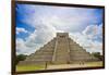 Mexico, Chichen Itza. the North Side and Main Stairway of the Main Pyramid-David Slater-Framed Photographic Print