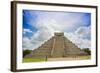 Mexico, Chichen Itza. the North Side and Main Stairway of the Main Pyramid-David Slater-Framed Photographic Print