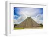 Mexico, Chichen Itza. the North Side and Main Stairway of the Main Pyramid-David Slater-Framed Photographic Print