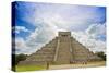 Mexico, Chichen Itza. the North Side and Main Stairway of the Main Pyramid-David Slater-Stretched Canvas