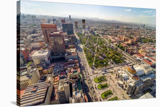 Mexico City Aerial View-jkraft5-Stretched Canvas