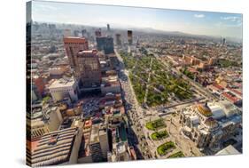 Mexico City Aerial View-jkraft5-Stretched Canvas