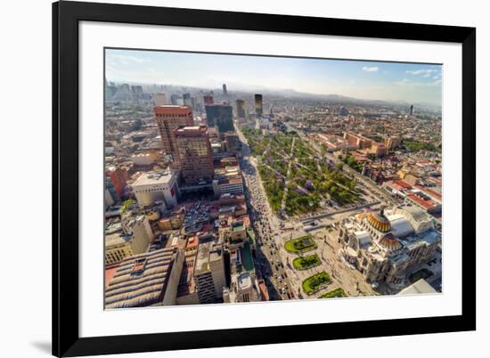 Mexico City Aerial View-jkraft5-Framed Photographic Print