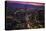 Mexico City at Twilight-Danny Lehman-Stretched Canvas