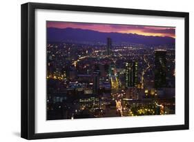 Mexico City at Twilight-Danny Lehman-Framed Photographic Print