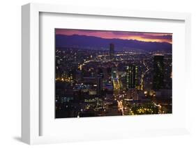 Mexico City at Twilight-Danny Lehman-Framed Photographic Print