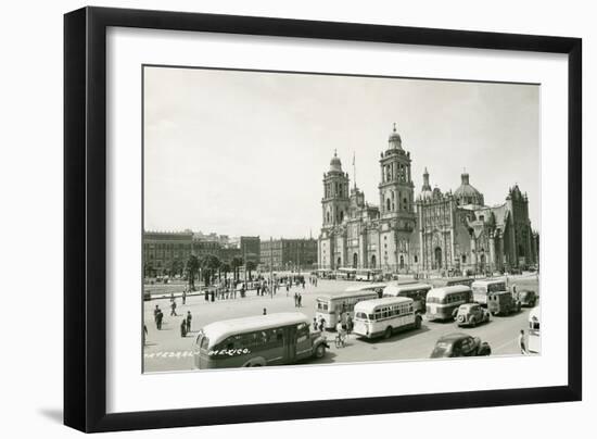 Mexico City Cathedral-null-Framed Art Print