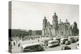 Mexico City Cathedral-null-Stretched Canvas