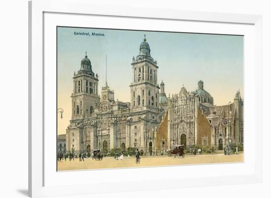 Mexico City Cathedral-null-Framed Premium Giclee Print