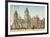 Mexico City Cathedral-null-Framed Art Print