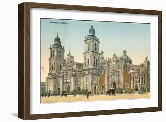 Mexico City Cathedral-null-Framed Art Print