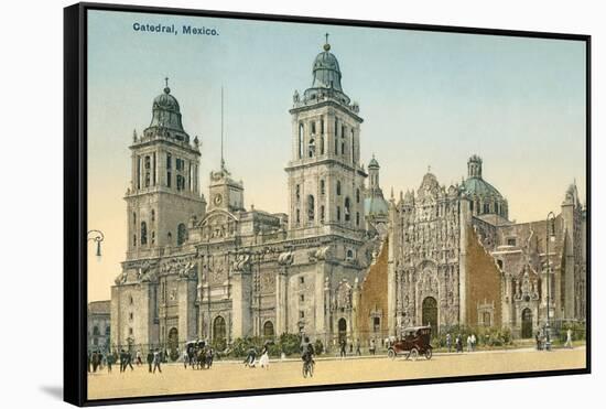 Mexico City Cathedral-null-Framed Stretched Canvas