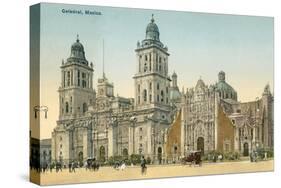 Mexico City Cathedral-null-Stretched Canvas
